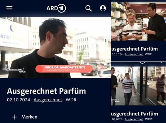 WDR TV Programm "Ausgerechnet Parfum"